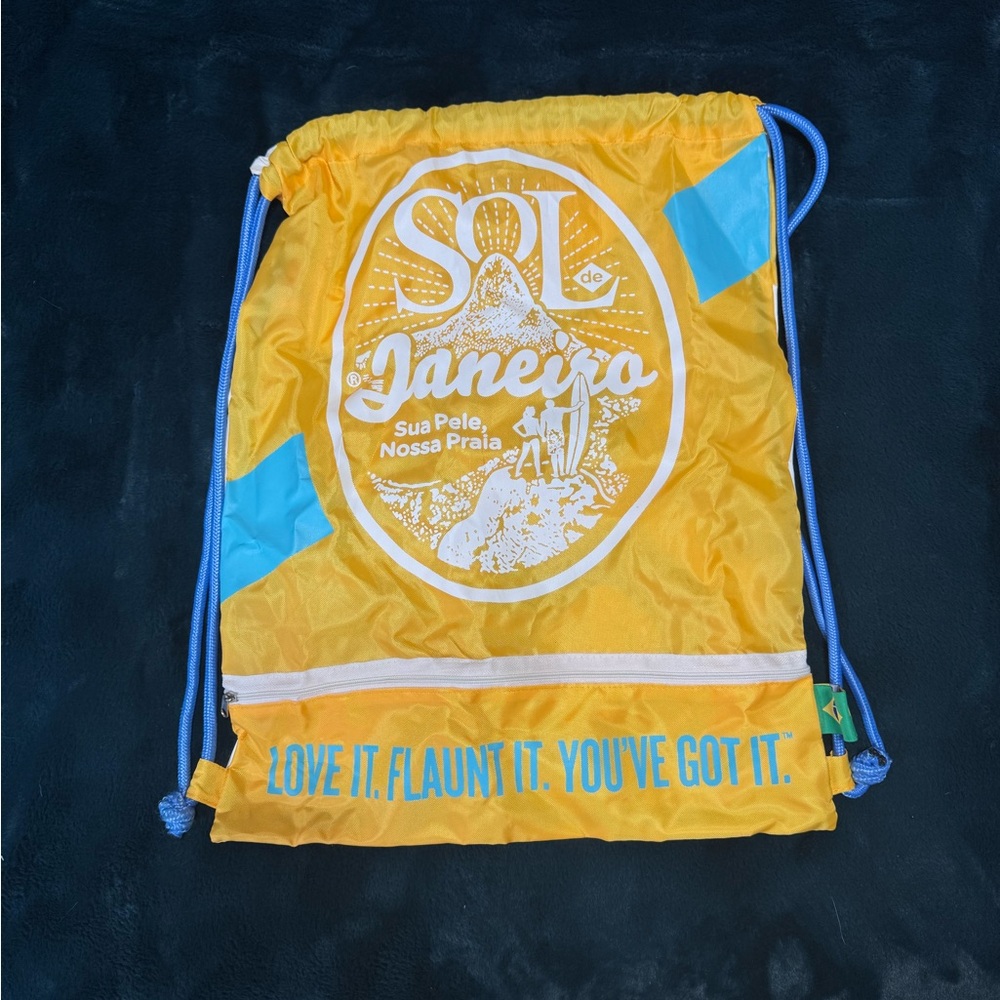 RARE *Limited Edition* NWOT Sol De Janeiro Drawstring Bag / BRAND NEW